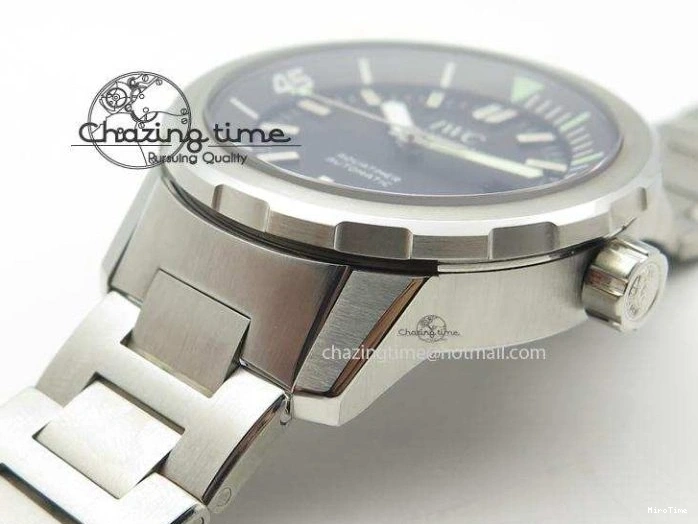 MIROTIME 0317 UrbanStyle Aquatimer Automatic IW329002 V6F 1:1 Best Edition Black Dial On SS Bracelet MIYOTA 7317